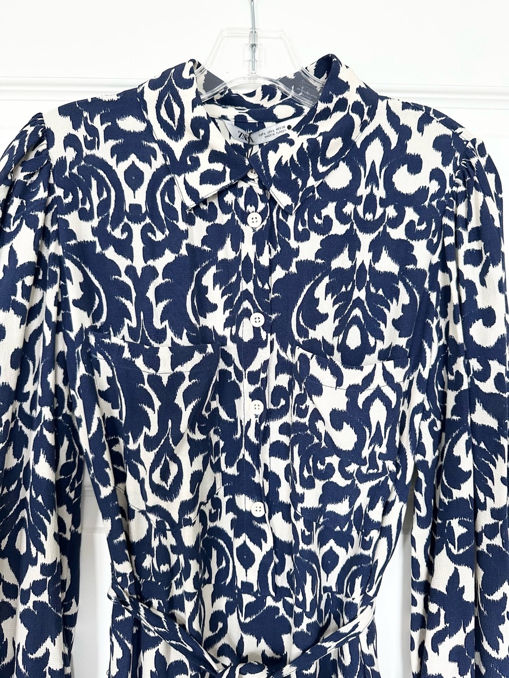 NWT Zara Emilie Midi Shirt Dress - Picture 6 of 11
